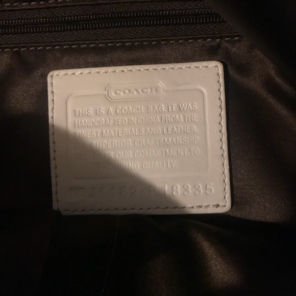 White Coach Tote Bag- light used. - Picture 4 of 9